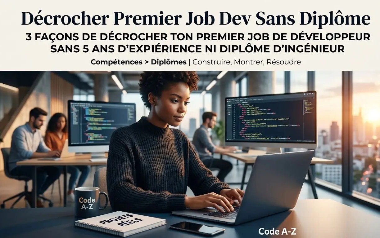 Décrocher un premier job dev sans diplôme : c'est possible, à certaines conditions