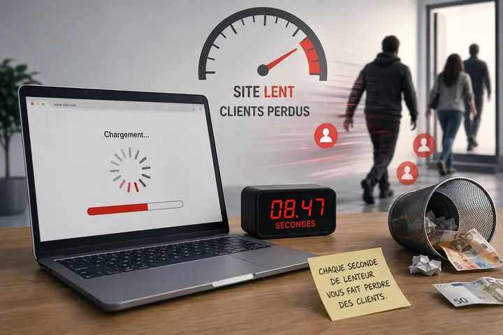Illustration de l'article : Pourquoi un site lent vous coûte des clients