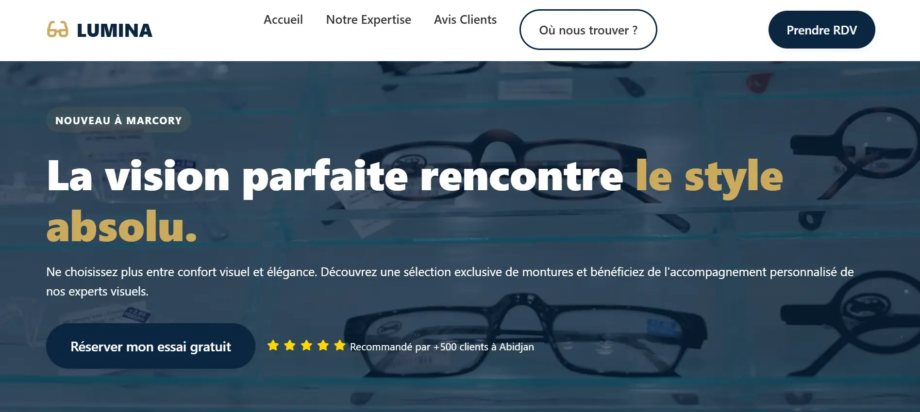 LUMINA | Excellence Optique & Design