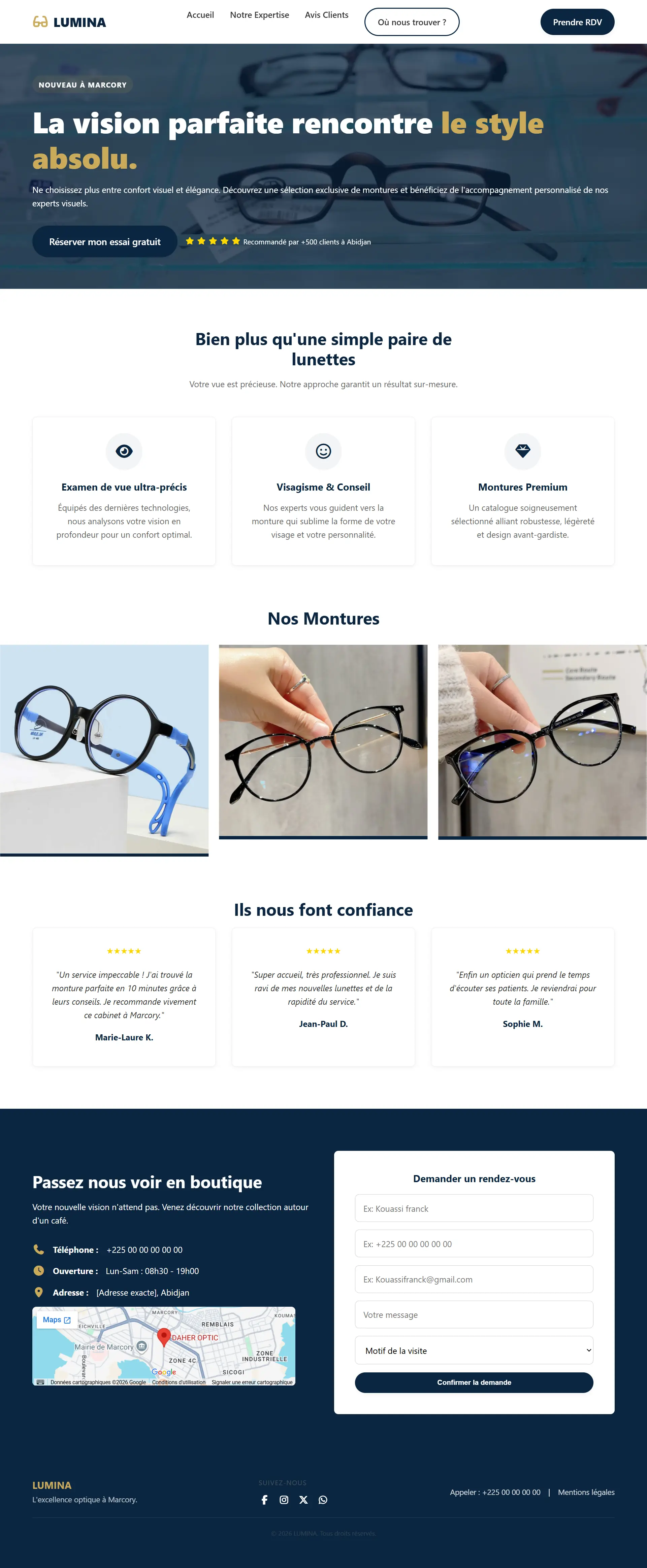 Interface Lumina Optic